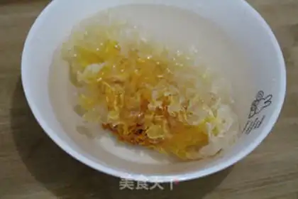 Make Coconut silver ear step 1