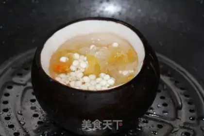 Make Coconut silver ear step 3