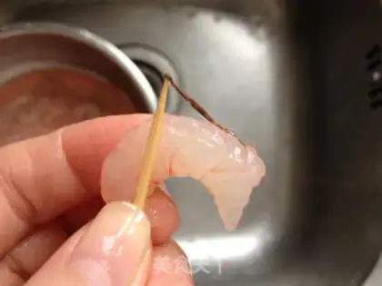 Make Corn pea shrimp step 1