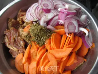 Make Vegetable roasted lamb chops step 3