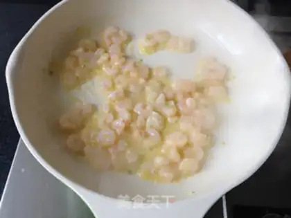Make Corn pea shrimp step 6