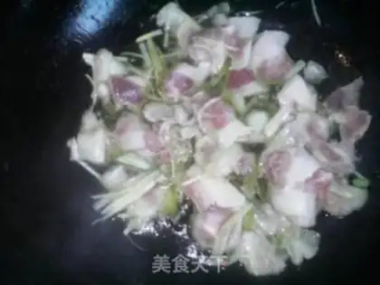 Make Mushroom fried meat step 1