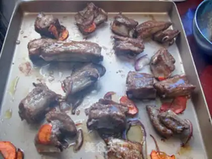 Make Vegetable roasted lamb chops step 7