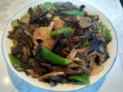 Make Mushroom fried meat step 5