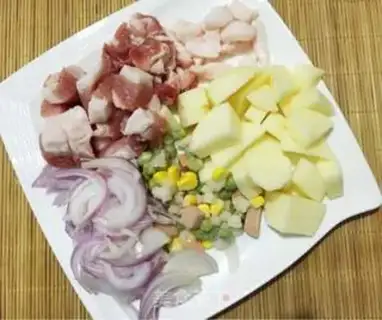 Make Potato curry step 0