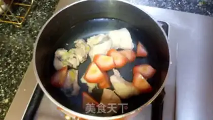 Make Green curry chicken step 1