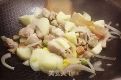 Make Potato curry step 2