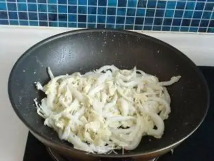 Make Silver fish fried eggs step 5