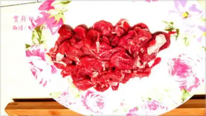 Make A sour fan of lamb step 0