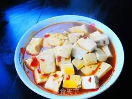Make Precious red oil tofu step 10