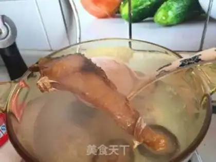 Make Three fresh fan soup step 4