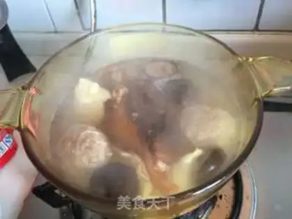 Make Three fresh fan soup step 5