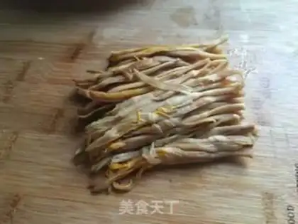 Make Hangzhou mushu meat step 1