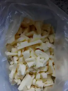 Make Black pepper willow pizza step 1