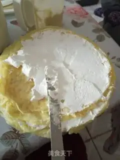 Make The durian cake step 12