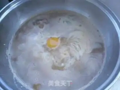 Make Breakfast egg noodles step 4