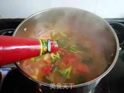 Make Vegetable calf soup step 14