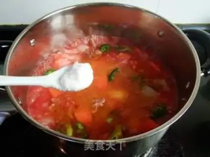 Make Vegetable calf soup step 15