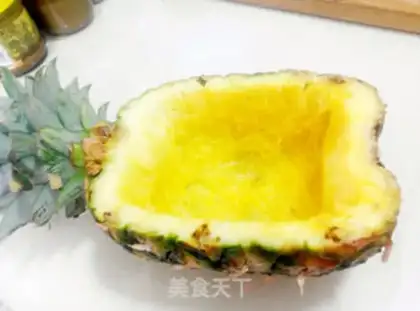 Make Strawberry pineapple rice step 2