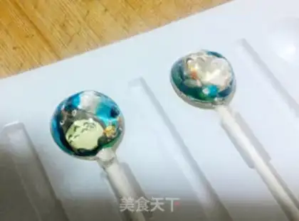 Make Crystal lollipop step 14