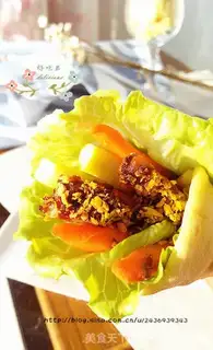 Make Mexican chicken burrito step 18