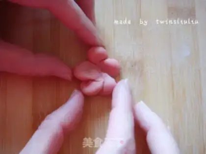 Make Flower buns step 10
