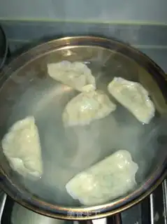 Make Egg dumplings step 12