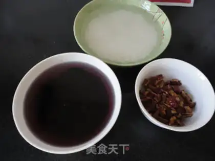 Make Black rice-tree corn rice cake step 1