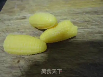 Make Black rice-tree corn rice cake step 2