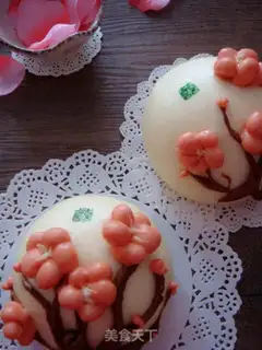Make Flower buns step 17