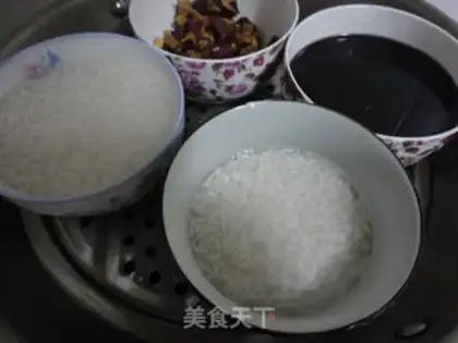 Make Black rice-tree corn rice cake step 4