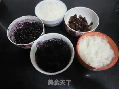 Make Black rice-tree corn rice cake step 5