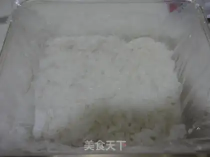 Make Black rice-tree corn rice cake step 6