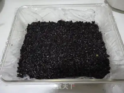 Make Black rice-tree corn rice cake step 8