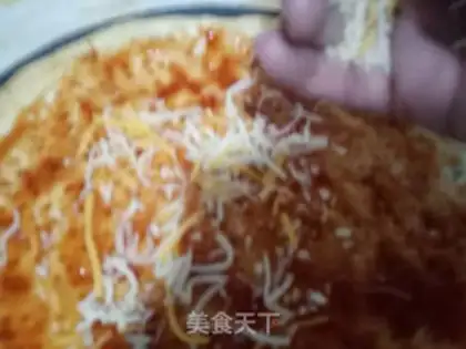Make Seafood pizza step 4