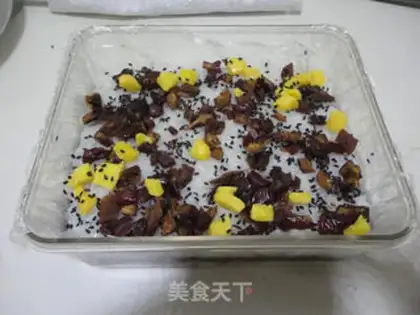 Make Black rice-tree corn rice cake step 10