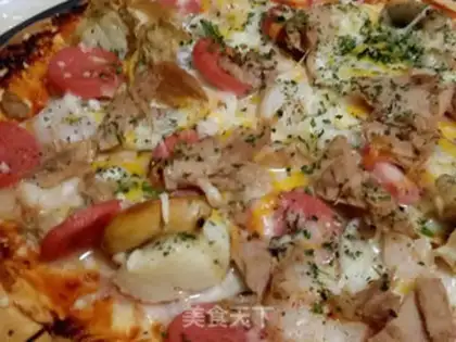Make Seafood pizza step 6