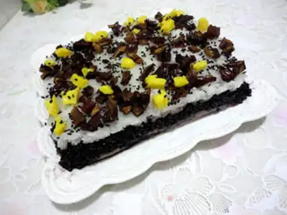 Make Black rice-tree corn rice cake step 13