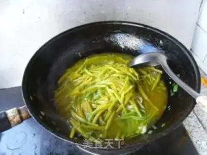 Make The golden silk melon step 8