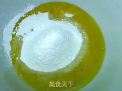 Make Orange waffles step 1