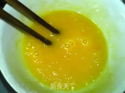Make Orange waffles step 2