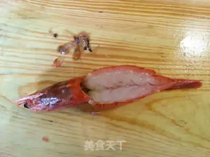 Make Garlic fan shrimp step 4