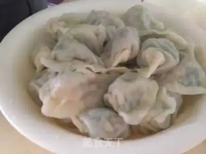 Make The egg and pork dumplings step 12
