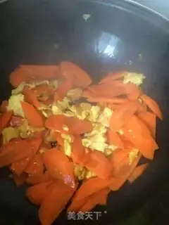 Make Carrot fried eggs step 4