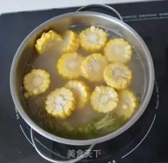 Make ♪ Mountain medicine corn chop soup ♪ step 5