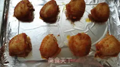 Make Chicken wing buns step 15