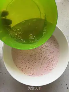 Make Six inches of strawberry yogurt mousse step 7