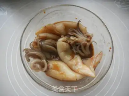 Make Spicy squid step 2