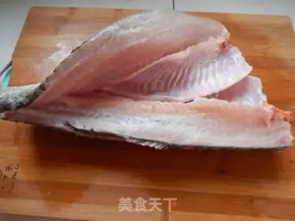 Make Clear the soup fish balls step 2