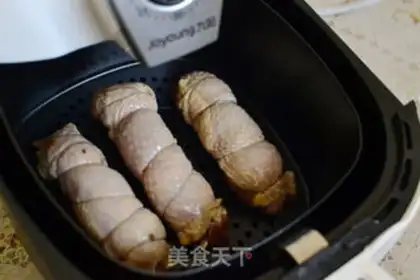 Make Vanilla chicken rolls step 5